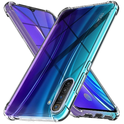 Picture of transparent back cover for realme xt / realme x2