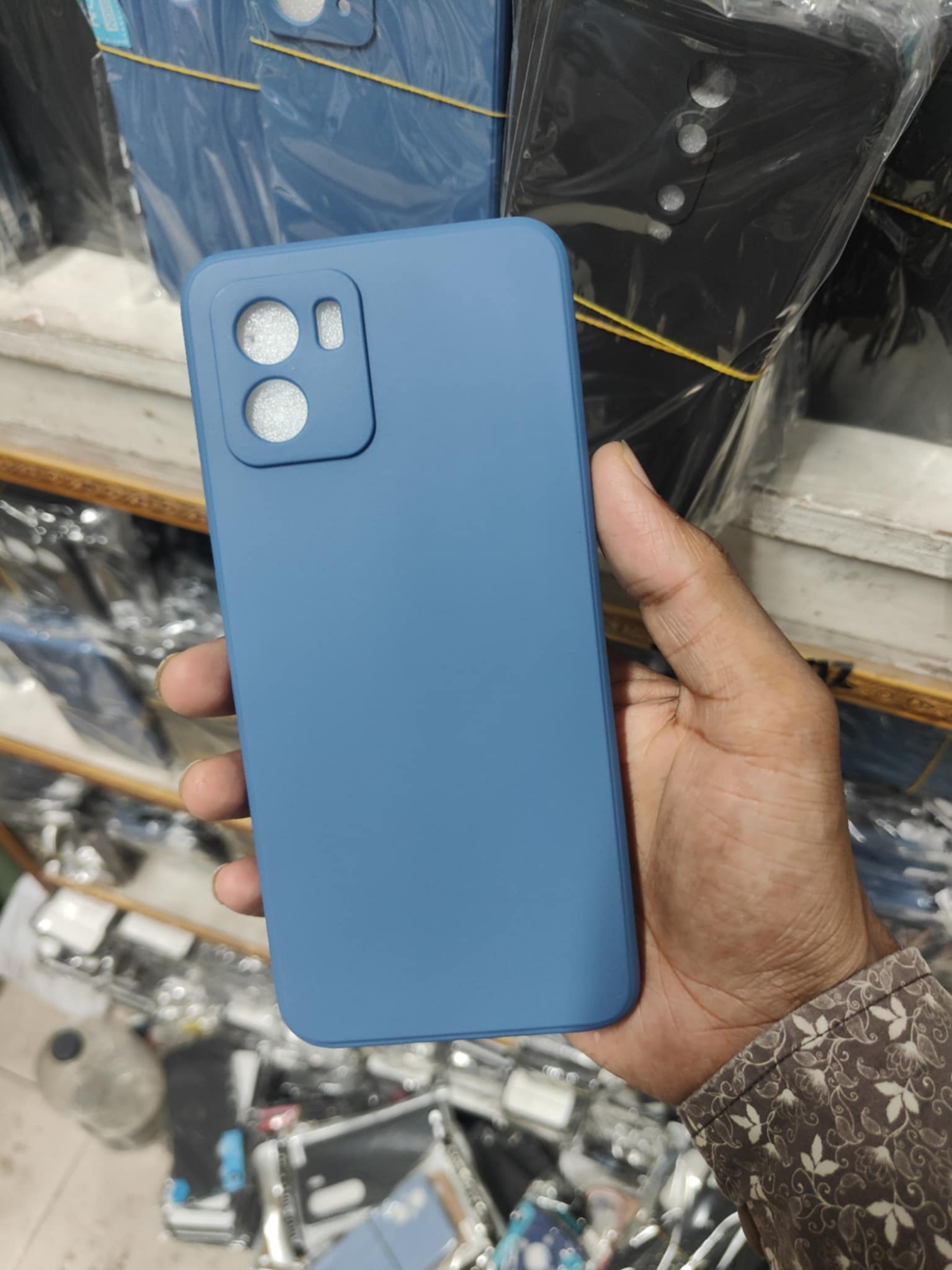 Picture of selicon back cover for vivo y15s / y15a