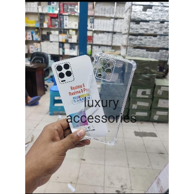 Picture of clear transparent back cover for realme 8 / realme 8 pro 4g