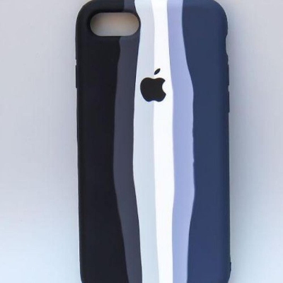 Picture of Iphone 6 plus / 6s plus এর জন্য লাক্সারি রেইনবো ব্যাক কভার (Back Case Cover For Smartphone)