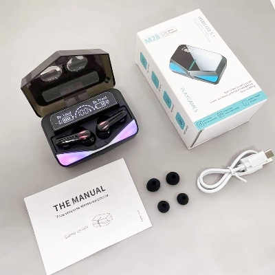 Picture of TWS M28 Headphone Gaming Wireless Headset Bluetooth Earphones Wireless Touch Headphones Stereo Music Gaming Headsets Sports Waterproof Earbuds