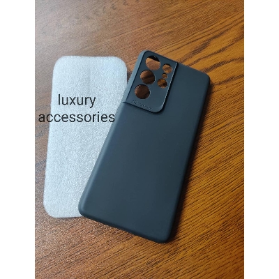 Picture of for samsung galaxy s21 ultra black tpu back cover