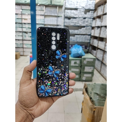 Picture of for poco m2 / redmi 9 / redmi 9 prime lady butterfly back cover