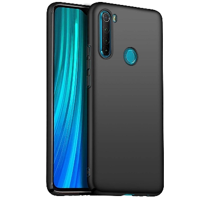 Picture of Xiaomi Redmi Note 8 MATTE BLACK FLEXIBLE TPU CASE SLIM COVER - SHOCKPROOF