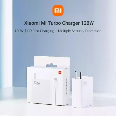Picture of Xiaomi 120W Charger Fast Charger Quick Charging Power Adapter With Mi Type-C Cable For Xiaomi 10 11 Ultra Black Shark 4 Redmi Note 9 10
