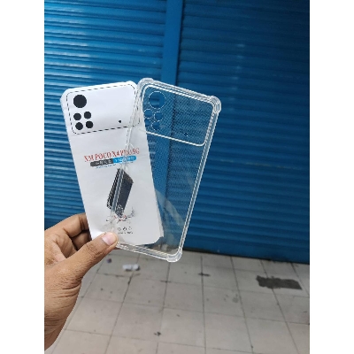 Picture of transparent back cover for Poco x4 pro 5g