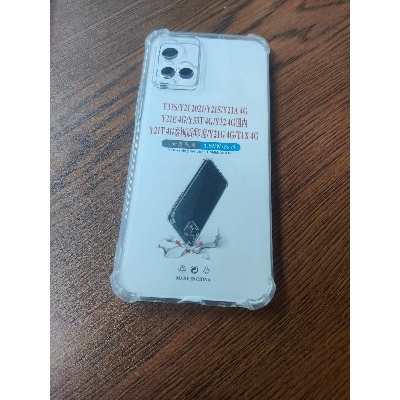 Picture of clear transparent back cover for vivo y21/y33t/y21t/y33s