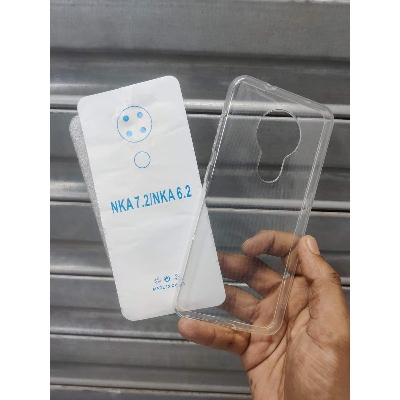 Picture of Clear Soft Transparent Flexible Back Cover For Nokia 7.2/6.2- Phone Back Cover