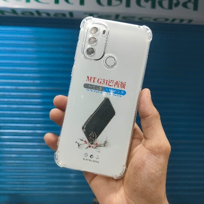 Picture of Motorola Moto G31 Premium Silicone Case Crystal Clear Soft TPU Ultra-Thin Transparent Flexible Protective Mobile Phone Back Cover