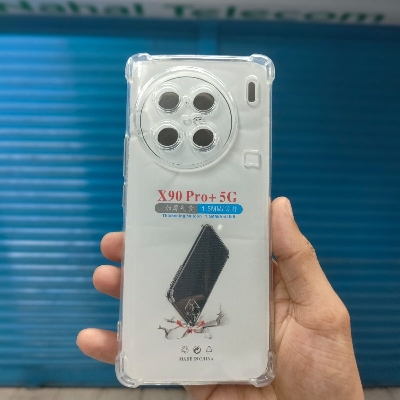 Picture of Vivo X90 Pro Plus 5G/Vivo X90 Pro+ Premium Silicone Case Crystal Clear Soft TPU Ultra-Thin Transparent Flexible Protective Mobile Phone Back Cover