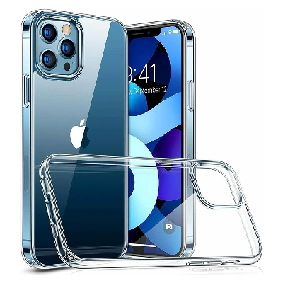 Picture of iPhone 12 Pro Max Soft Shock Proof Jelly Back Cover Transparent