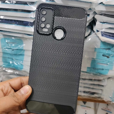 Picture of For Symphony Z35 Carbon Case Back Cover Ultra Thin Soft Luxury Square Liquid Silicone For Symphony Z35 Phone Case