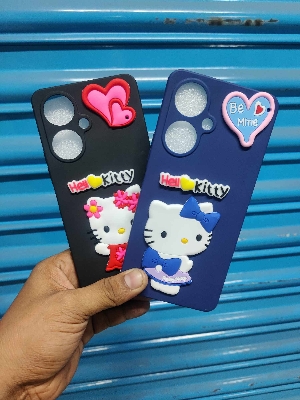 Picture of for vivo y27 4g lady hello kitty back cover  vivo y27 back cover
