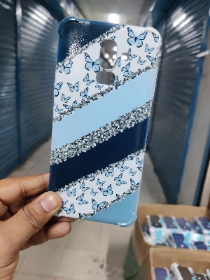 Picture of for samsung galaxy j8 butterfly customized back cover j8 back cover