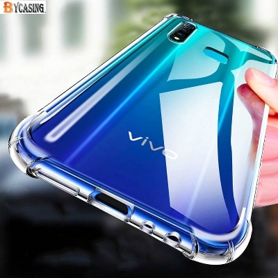 Picture of Vivo_Y11/ Y12/ Y15/ Y17 Antishock Air cushions Drop Resistance Transparent Tpu Case Silicone Back Cover