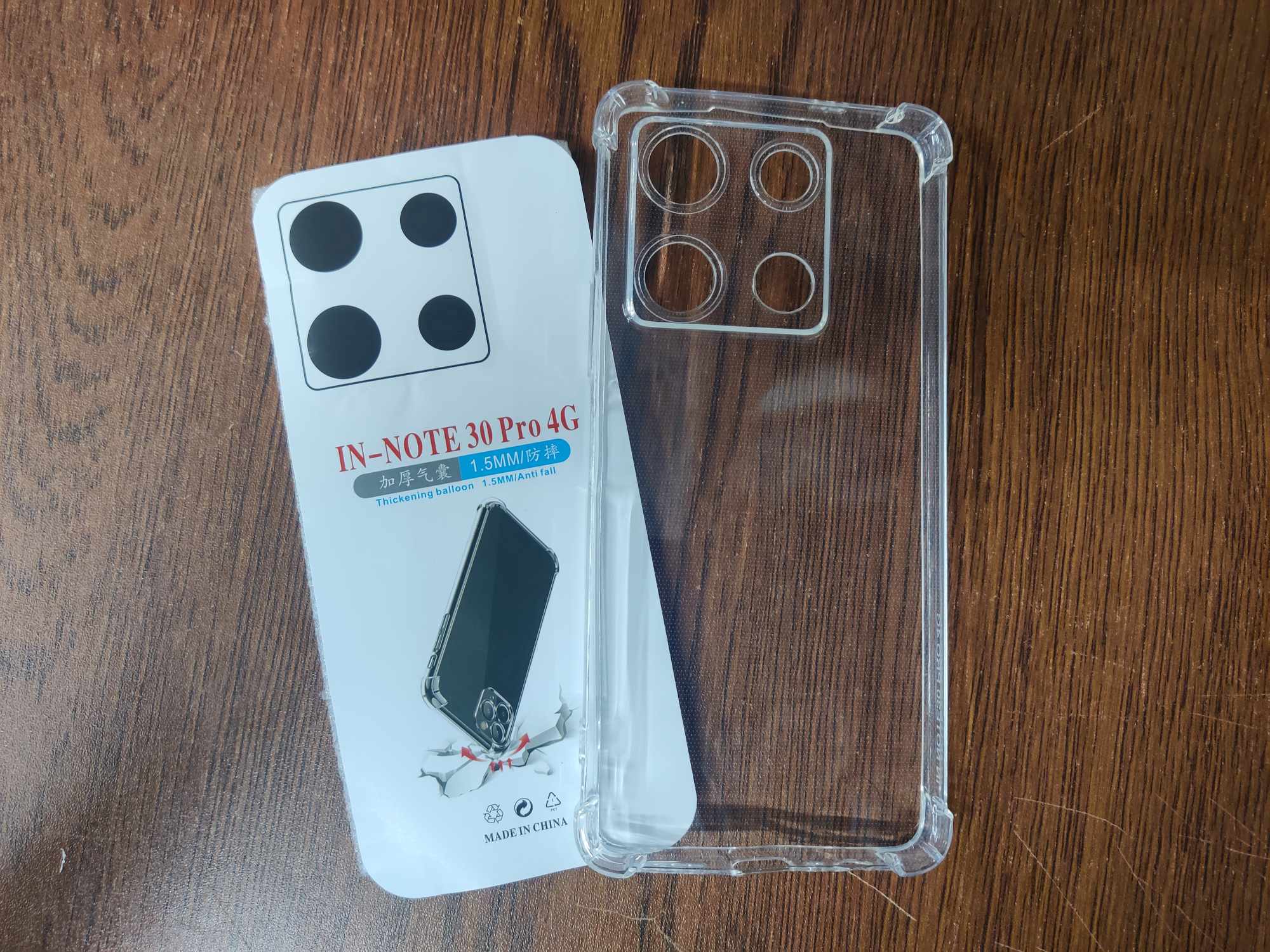 Picture of transparent back cover for Infinix Note 30 Pro