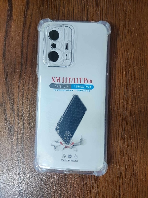 Picture of Xiaomi mi 11T 5g and the Xiaomi mi 11t pro 5g Edge-Reinforced Shockproof Cushion Back Clear