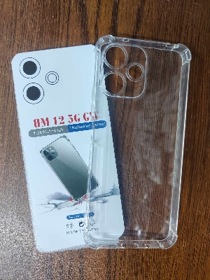 Picture of for redmi 12 5g / redmi note 12R SOFT CLEAR TRANSPARENT BACK COVER