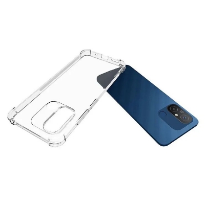 Picture of for redmi 12c / poco c55 soft clear transparent  back cover