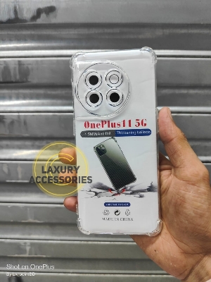 Picture of transparent back cover for One Plus 11/One Plus 11R