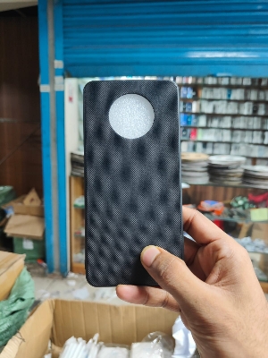 Picture of For One Plus 7T Case Silicone Matte Carbon Fiber Back Cover -Back Cover