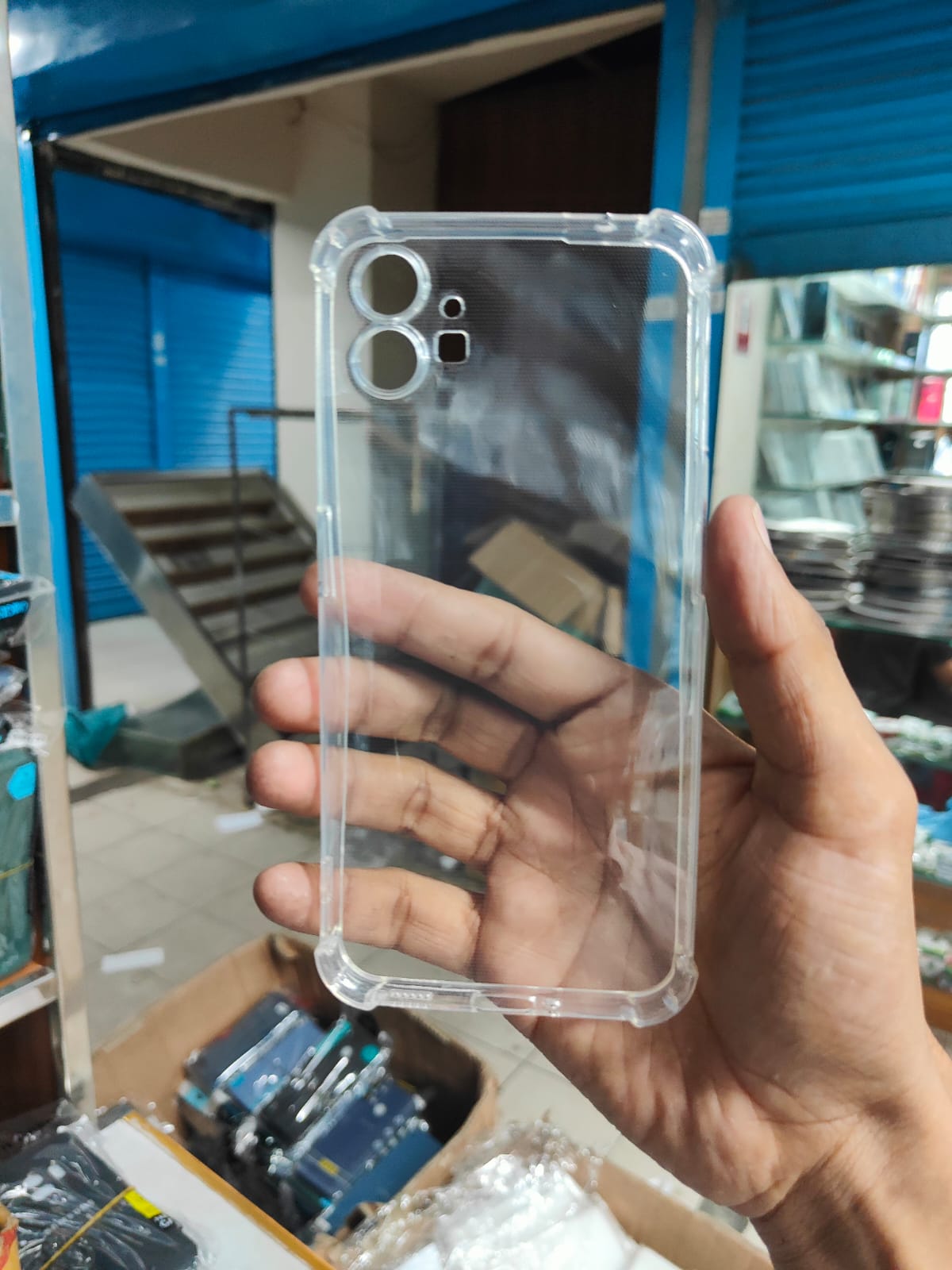 Picture of for nothing phone 1 soft clear transparent  back cover