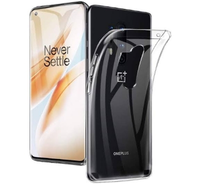 Picture of for one plus 8 pro  soft clear transparent  back cover