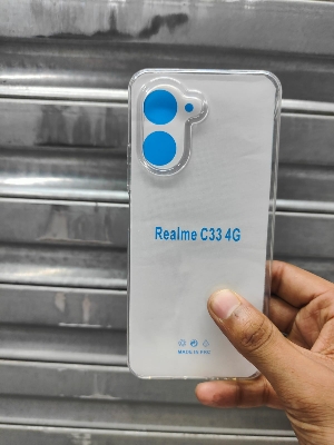 Picture of transparent back cover for realme c33