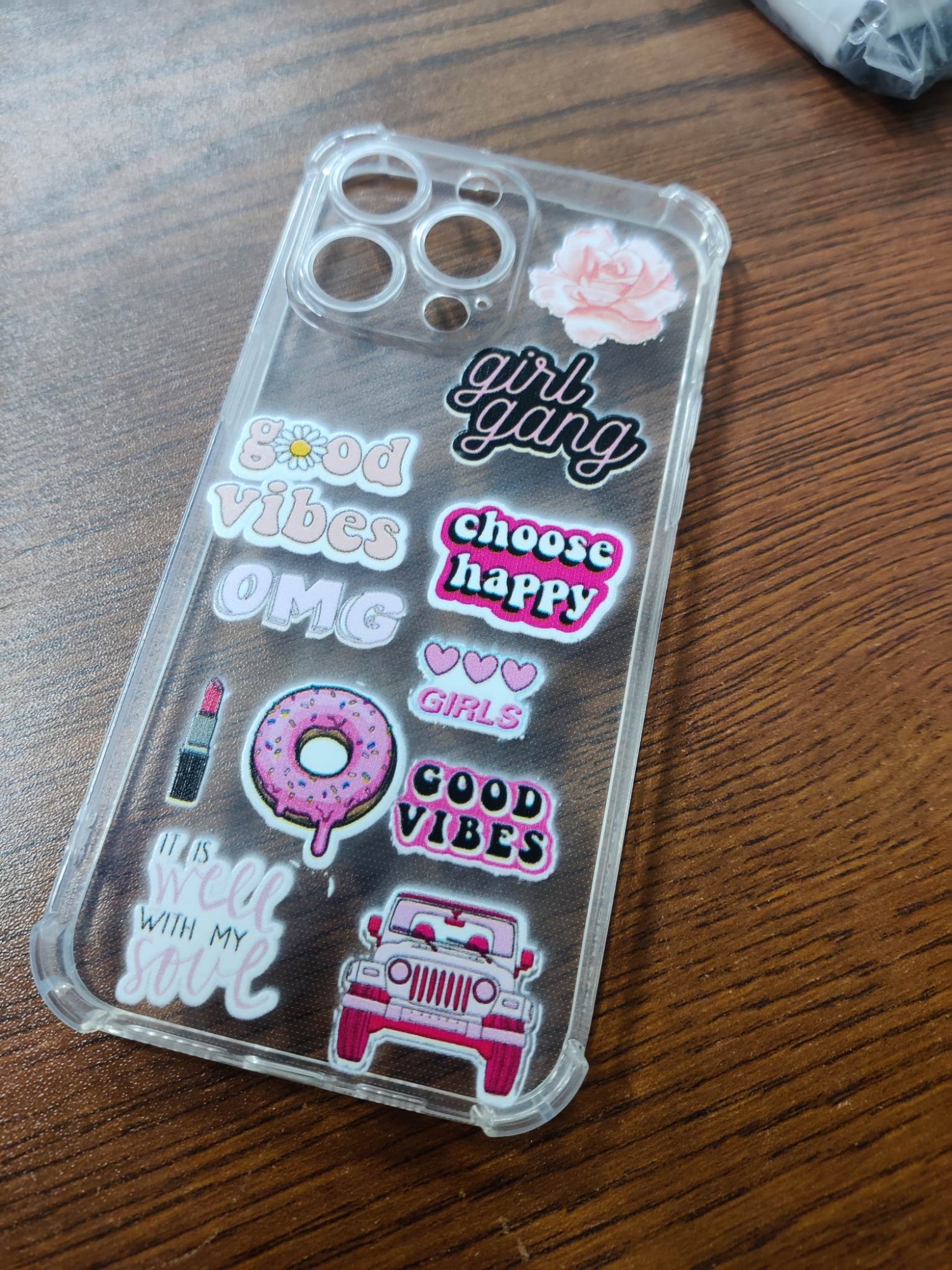 Picture of for iphone 13 pro max soft clear transparent back cover -Back Cover