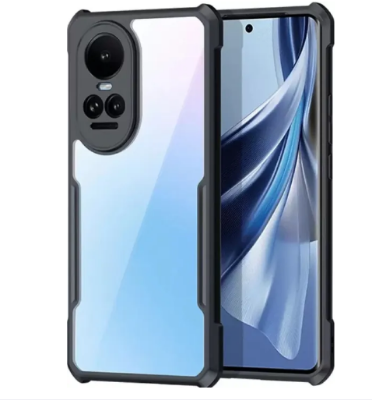 Picture of Back Cover For OPPO Reno 10 5G, OPPO Reno 10 Pro 5G (Black,Transparent)