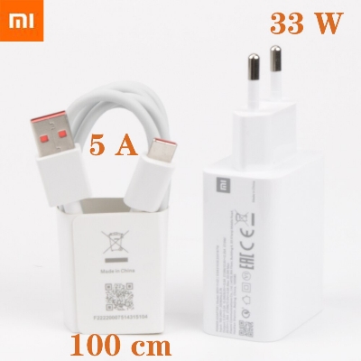 Picture of Qc3.0 USB Type-C, 33W Charge 2.0 Charger With Type C Cable Quick, Fast And Rapedly Charger 33watt with Type C Cable M.i 10, 10T