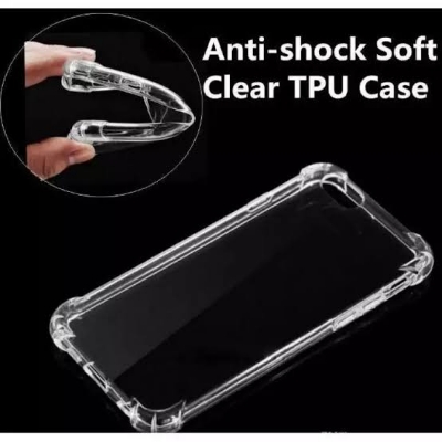 Picture of Infinix Hot 9 Play Antishock Air cushions Drop Resistance Transparent Tpu Case Silicone Back Cover