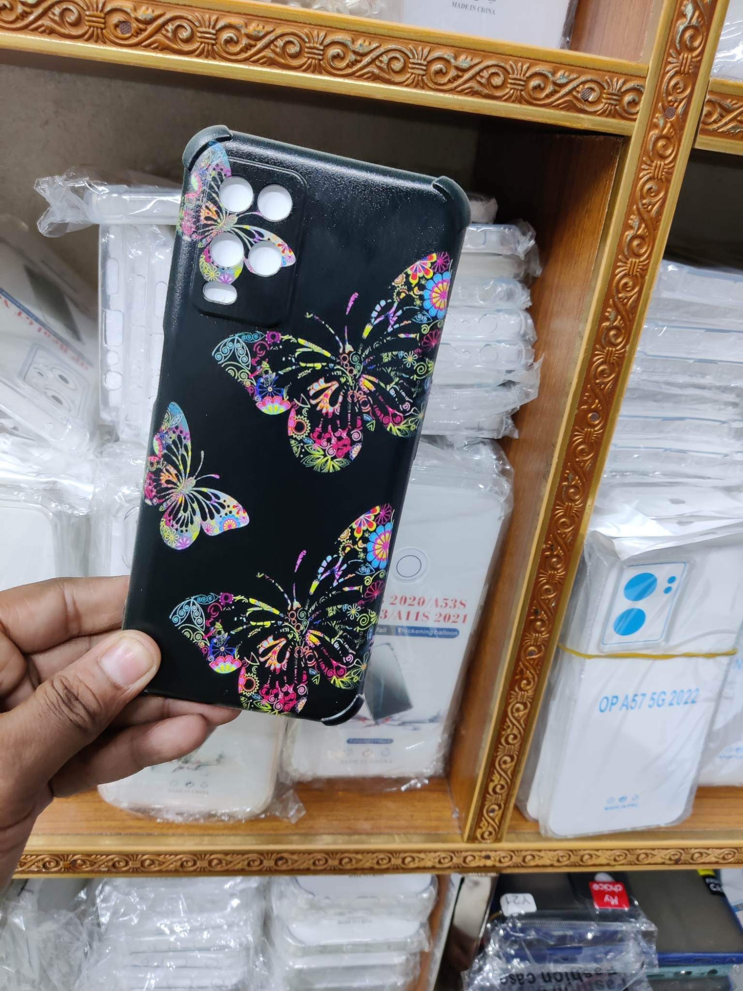 Picture of for realme 8 / 8pro butterfly print back cover -Back Cover