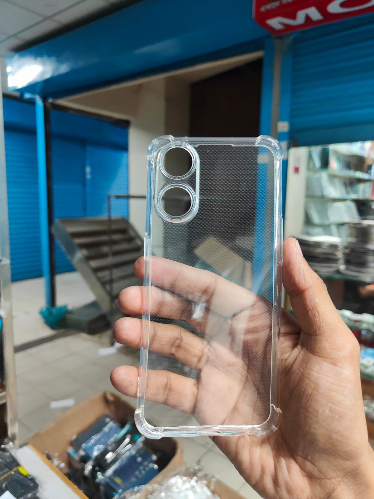 Picture of for oppo reno 8t 4g clear transparent back cover