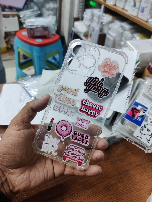 Picture of for iphone 12 pro max soft clear transparent back cover -Back Cover