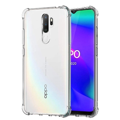 Picture of OPPO A5 2020 / OPPO A9 2020 ShockProof AirBag Anti-Burst Scratch Proof Transparent TPU Mobile Back Case