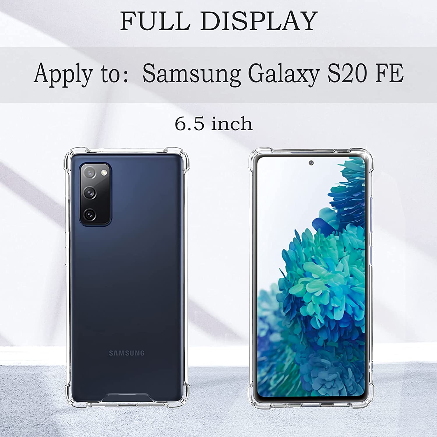 Picture of Samsung Galaxy S20 FE 5G Transparent Bumper Back Cover