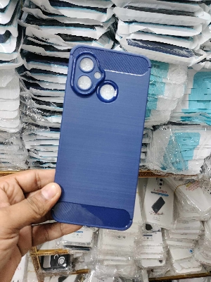 Picture of for symphony g26 New Generation Spigen Silicone Fit Designed Soft Gel Rubber Shockproof Back Case Phone Back Cover Case