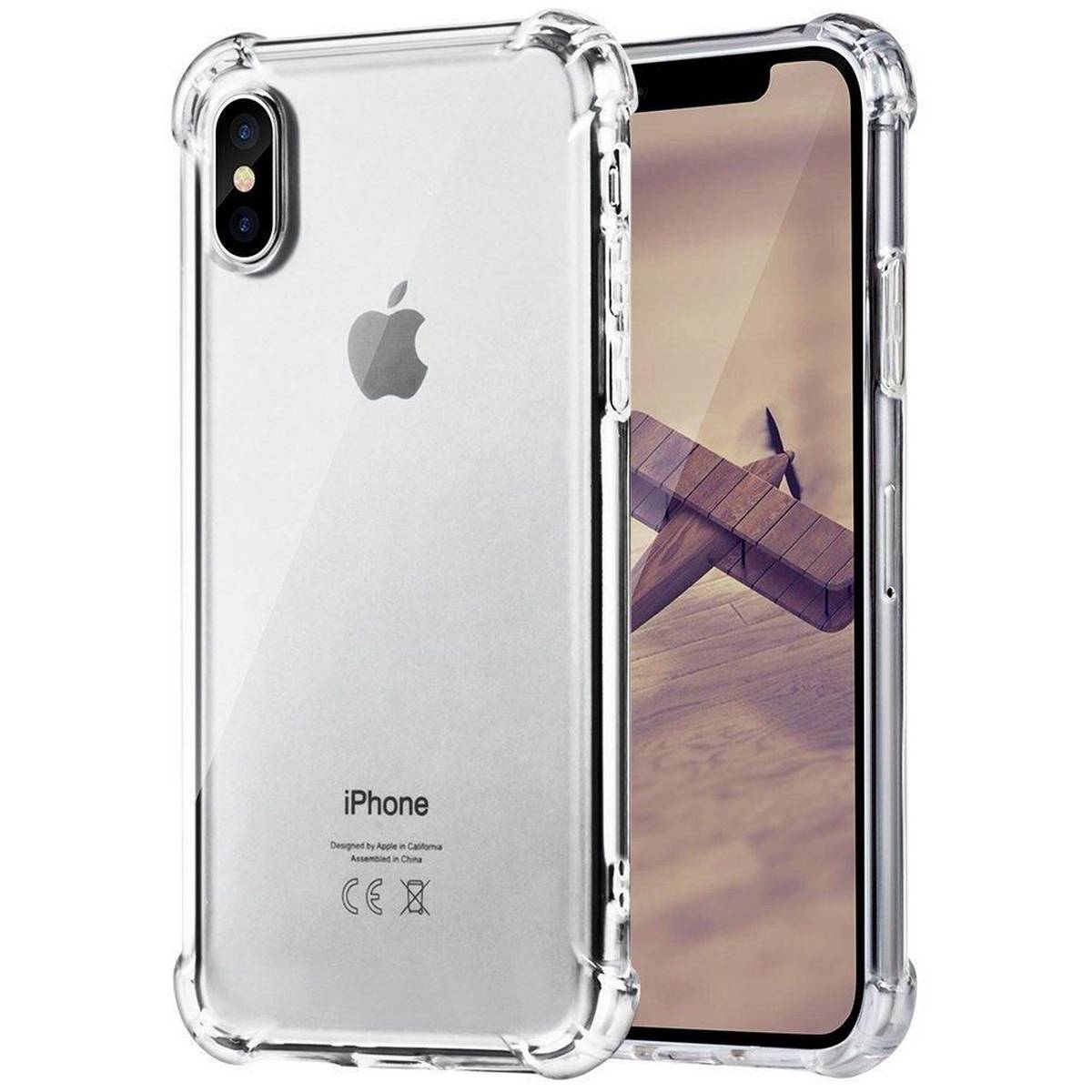 Picture of IPhone X/XS Soft Shock Proof Jelly Back Cover Transparent