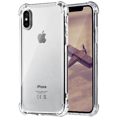 Picture of IPhone X/XS Soft Shock Proof Jelly Back Cover Transparent