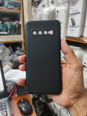 Picture of Biruiqu For Samsung Galaxy S10 4G S10 4g Case Liquid Silicone Soft Rubber Shockproof Cover