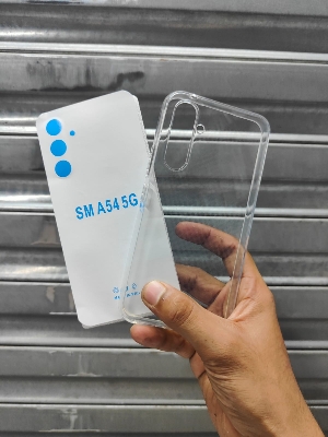 Picture of transparent back cover for samsung galaxy a54 5g