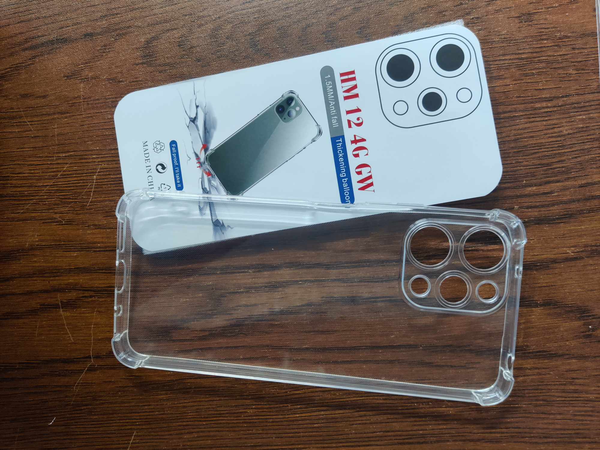 Picture of transparent back cover for Xiaomi Redmi 12