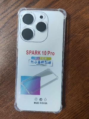 Picture of FOR TECNO SPARK 10 PRO  Break proof/ Shock proof Transparent clear TPU back case