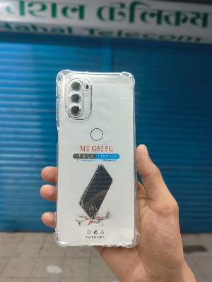 Picture of FOR MOTOROLA G9+ Break proof/ Shock proof Transparent clear TPU back case