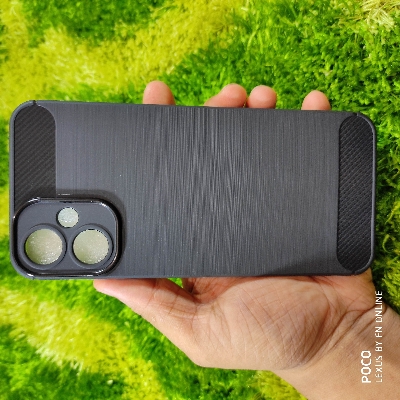 Picture of For Walton Orbit Y21 Silicone Back Cover With Carbon Fiber Texture Orbity21 Primo y 21 21back Part