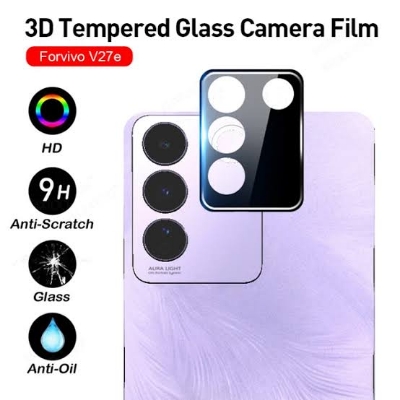 Picture of for vivo v27e Back 9H Camera Lens Protector Rear 9H 3D Camera Lens Protector,Upgraded HD,Clear Scratch Resistant [With Photo Friendly Flash Cut]