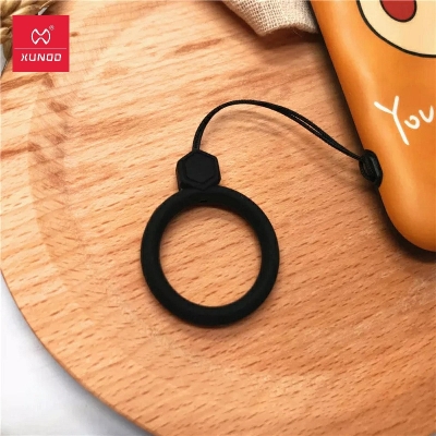 Picture of New Silicone Circle Finger Ring Buckle Lanyard Simple Short Case Mobile Phone mobile Siliconering