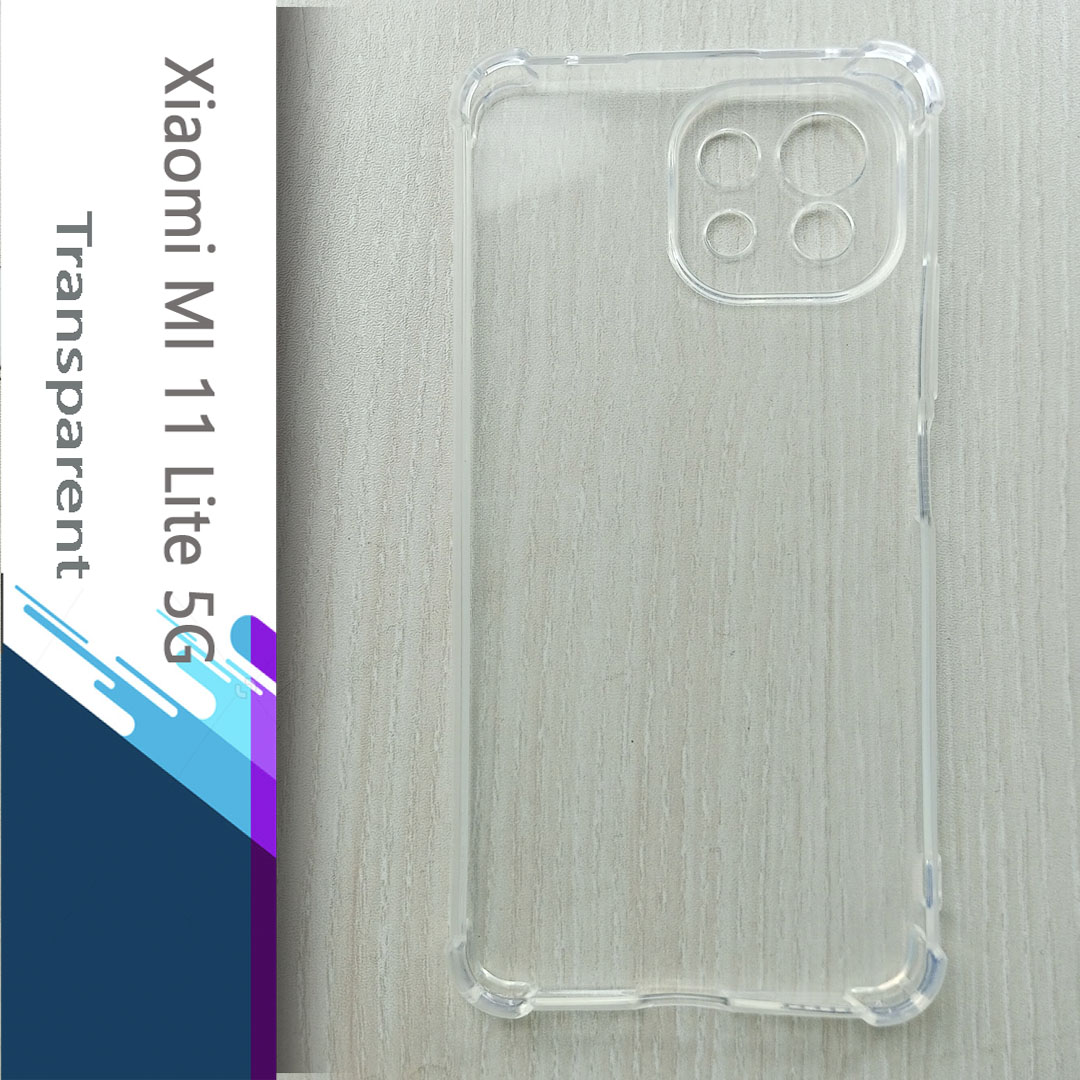 Picture of For Xiaomi Mi 11 Lite/ Mi 11 Lite 5G NE Camera Protection Premium Silicone Case Crystal Clear Soft TPU Ultra-Thin Transparent Flexible Protective Mobile Phone Back Cover