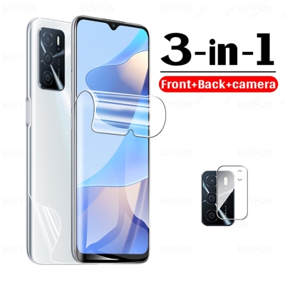 Picture of Oppo A16 3-in-1 Combo Pack (Full Screen Protector Ceramic Matte +Camera Lens Protector +Back Poly)